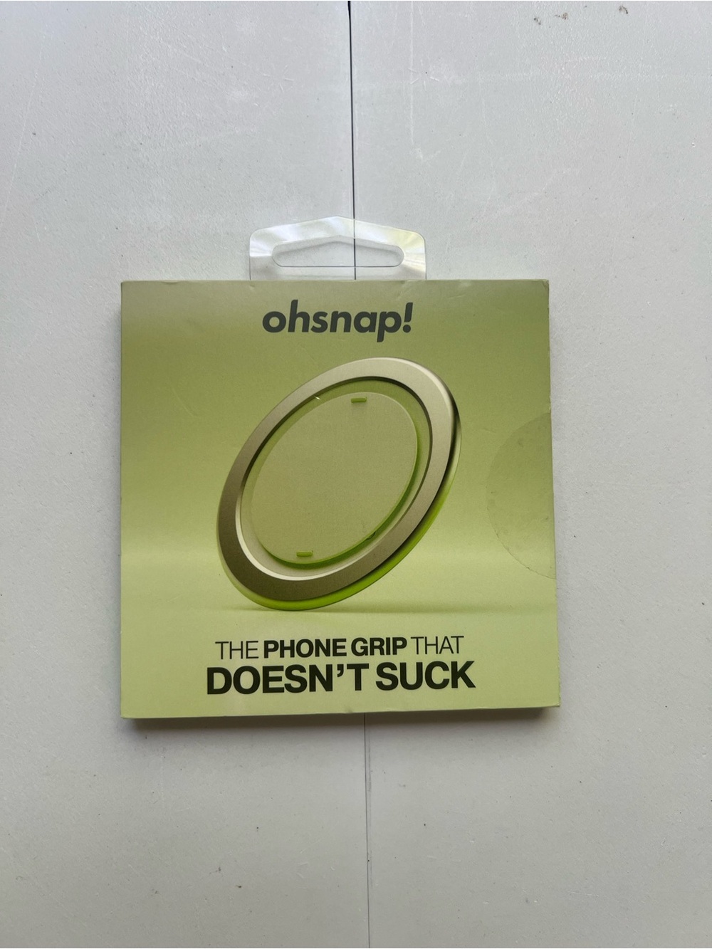 Snap ohsnap! Olive Green Phone Grip Ring